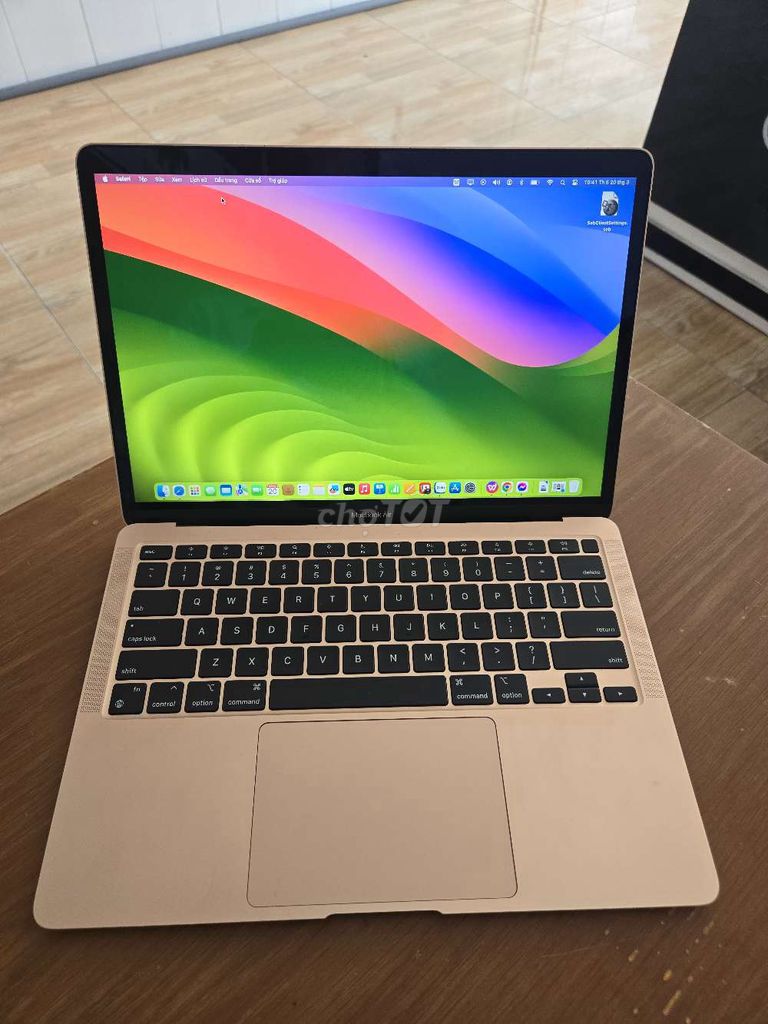 Macbook Air M1/8G/256G/13.3" hồng zin keng 99%