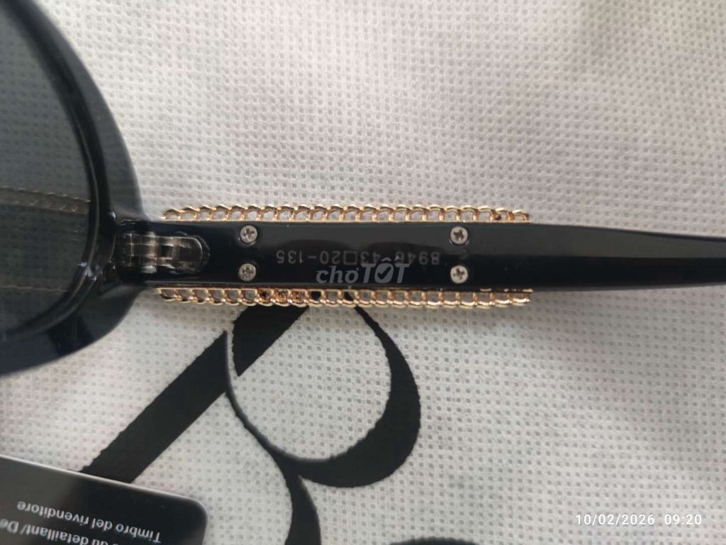 Kính râm Chanel 8946 Nữ Đen. Mua bán Phụ kiện thời trang khác tại Huyện Hòa Vang Đà Nẵng được đăng bởi Hiệp Nguyễn hình 1