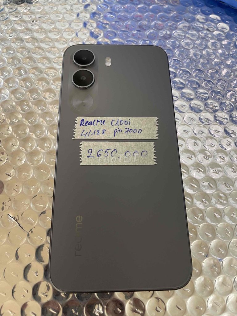 Realme C100i Ram4/128gb zin đẹp 99% pin 7000. Mua bán Điện thoại tại Quận Ninh Kiều Cần Thơ được đăng bởi Cầm Đồ Anh Quý hình 1