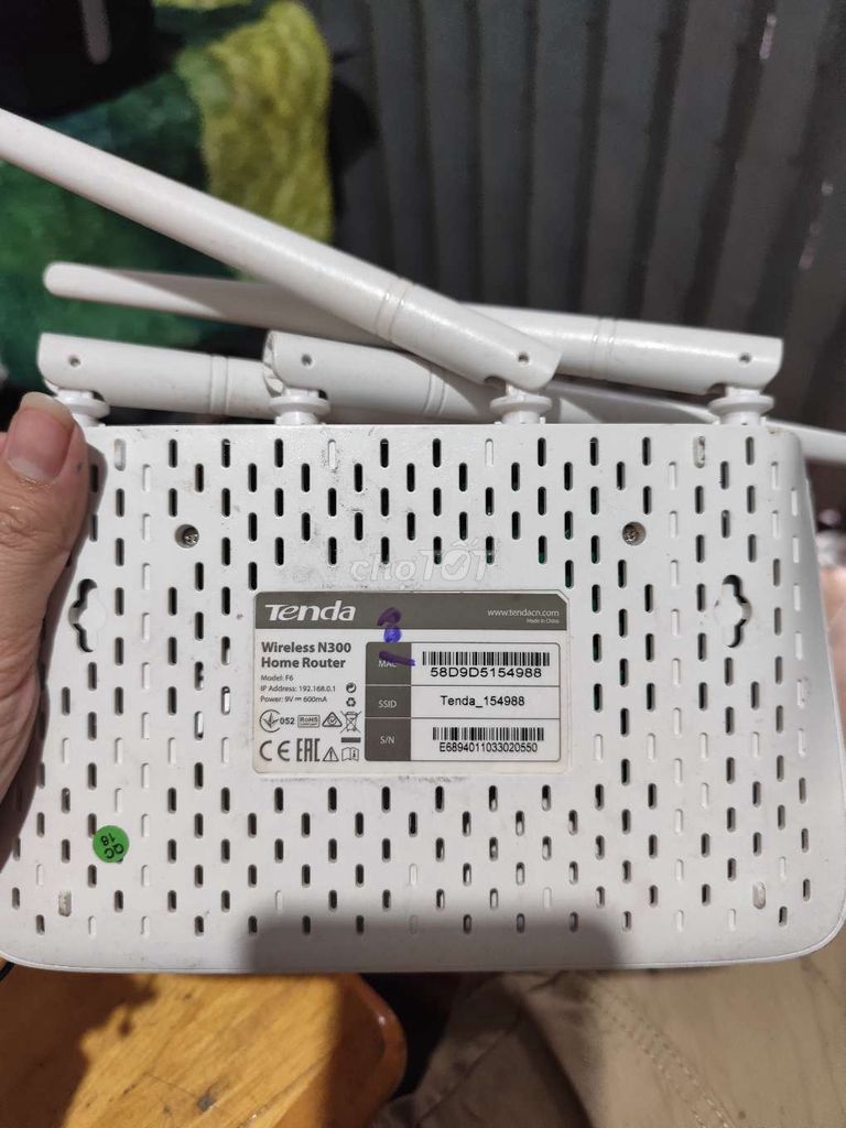 Router Tenda Wireless N300 Trắng. Mua bán Phụ kiện (Màn hình, Chuột...) tại Quận Gò Vấp Tp Hồ Chí Minh được đăng bởi tram hình 1