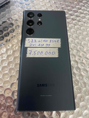 Samsung galaxy S22 Ultra 8/128gb zin đẹp 99%