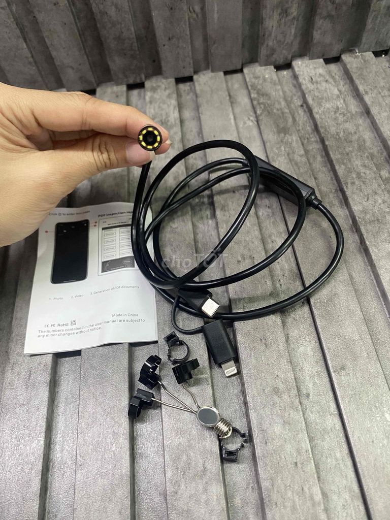 Camera nội soi 2K 1440P 8mm IP68 Đen. Mua bán Máy ảnh, Máy quay tại Huyện Nhà Bè Tp Hồ Chí Minh được đăng bởi Trân hình 1