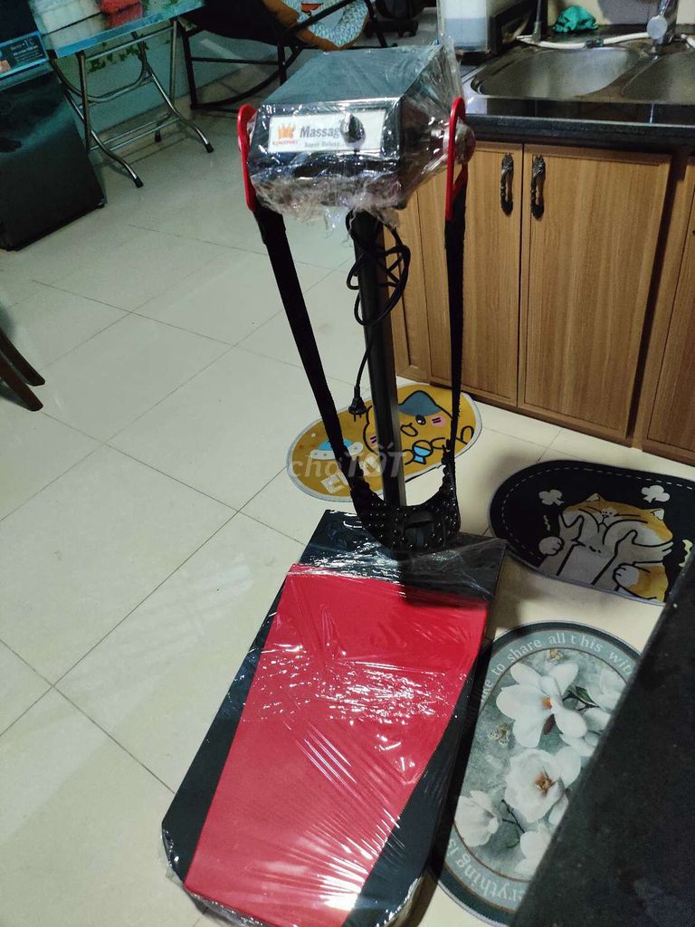 Máy rung bụng Kingsport Đen, Đỏ Mới