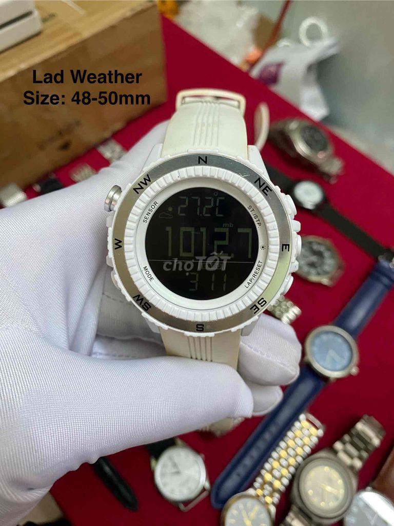 Đồng hồ Lad Weather Unisex Trắng size 48mm. Mua bán Đồng hồ tại Huyện Thủ Thừa Long An được đăng bởi MINH PHAT hình 1