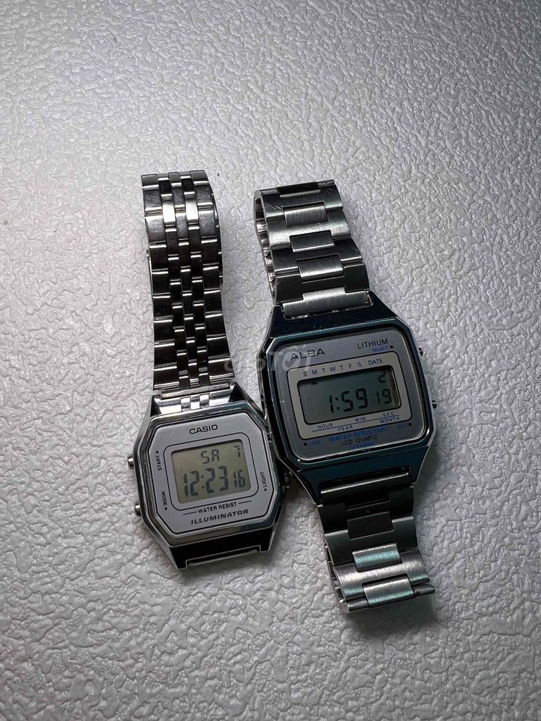 Cặp đh điện tử casio & Alba