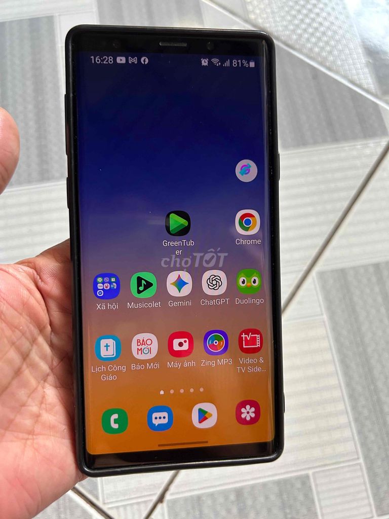 Samsung Galaxy Note 9 128GB Xanh dương. Mua bán Điện thoại tại Thành phố Biên Hòa Đồng Nai được đăng bởi Thanh Trinh hình 1