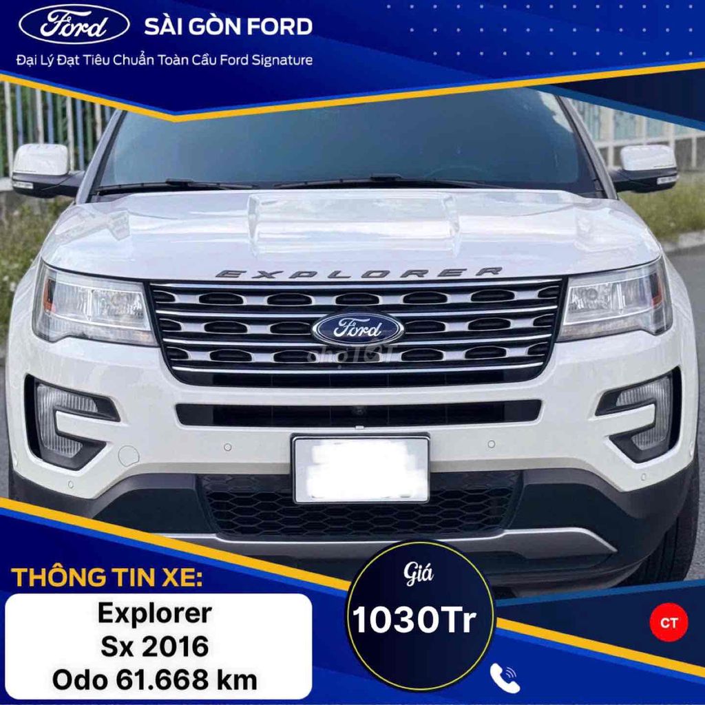 FORD EXPLORER 1 CHỦ ÍT SD ĐẸP 99% CÓ BẢO HÀNH 12T