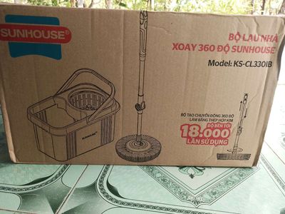 Bộ lau nhà xoay Sunhouse KS CL330IB. Mua bán Nội thất, đồ gia dụng khác tại Thành phố Bến Tre Bến Tre được đăng bởi Chương