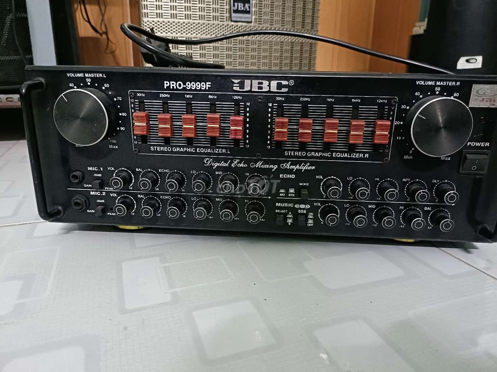 Amply karaoke JBC PRO-9999F Đen 900W. Mua bán Tivi, Âm thanh tại Thành phố Biên Hòa Đồng Nai được đăng bởi Em còn zin  hình 1