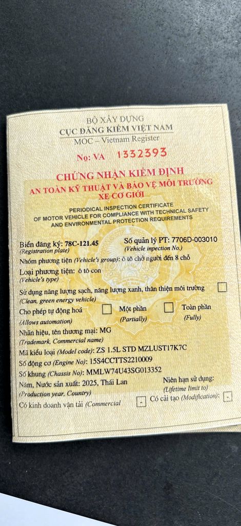 MG MGZS 2025 Standard 1.5 AT 2WD - 3900 km. Mua bán Ô tô tại Quận Cẩm Lệ Đà Nẵng được đăng bởi Nguyễn Đức Trưởng hình 18