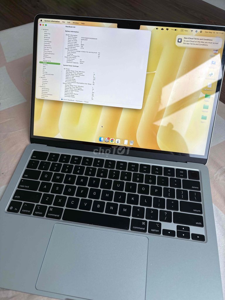 Apple Macbook Air M4 16GB/512GB Fullbox. Mua bán Laptop tại Quận 1 Tp Hồ Chí Minh được đăng bởi My hình 1