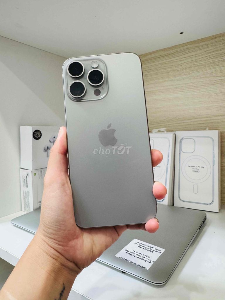 Apple iPhone 15 Pro Max 256GB Titan. Mua bán Điện thoại tại Thành phố Long Xuyên An Giang được đăng bởi Ngân KNmobile An Giang  hình 1