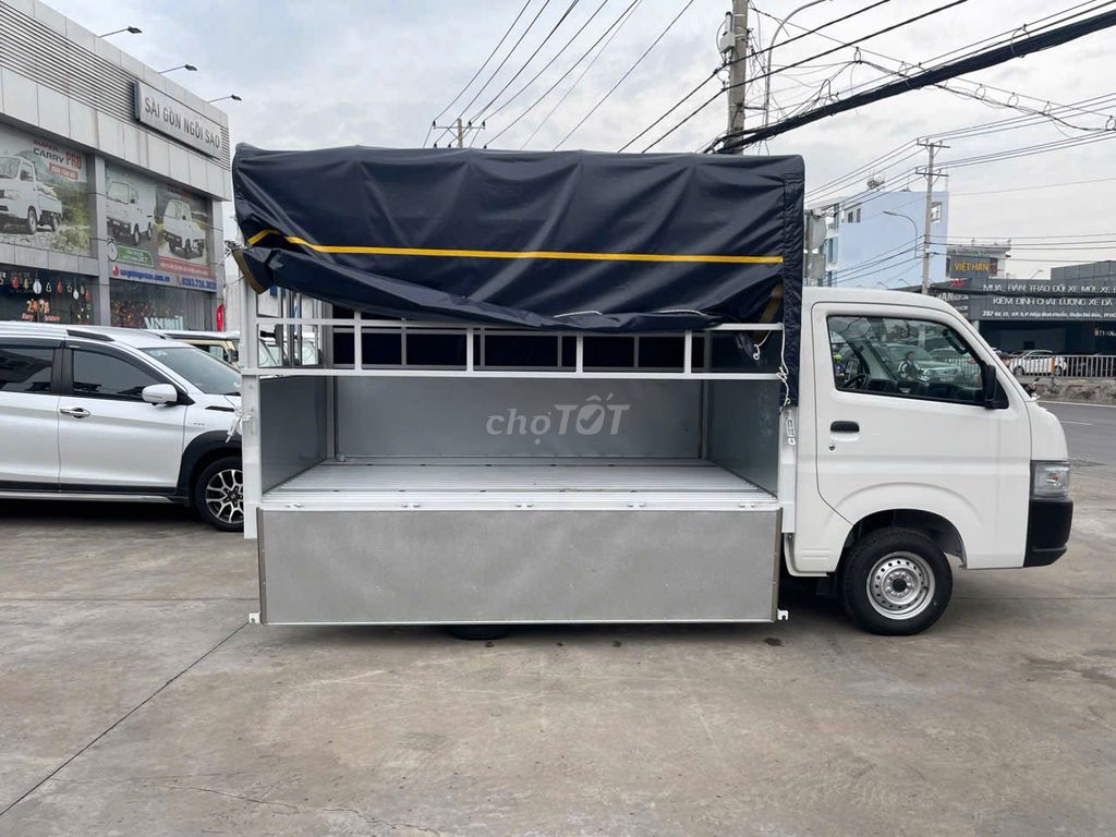 Suzuki Carry Pro Thùng mui bạt 3 bửng 80 triệu. Mua bán Xe tải, xe ben tại Thành phố Thủ Dầu Một Bình Dương được đăng bởi công ty ô tô Sài Gòn đại lý ô tô Su zu ki chính hãng hình 4