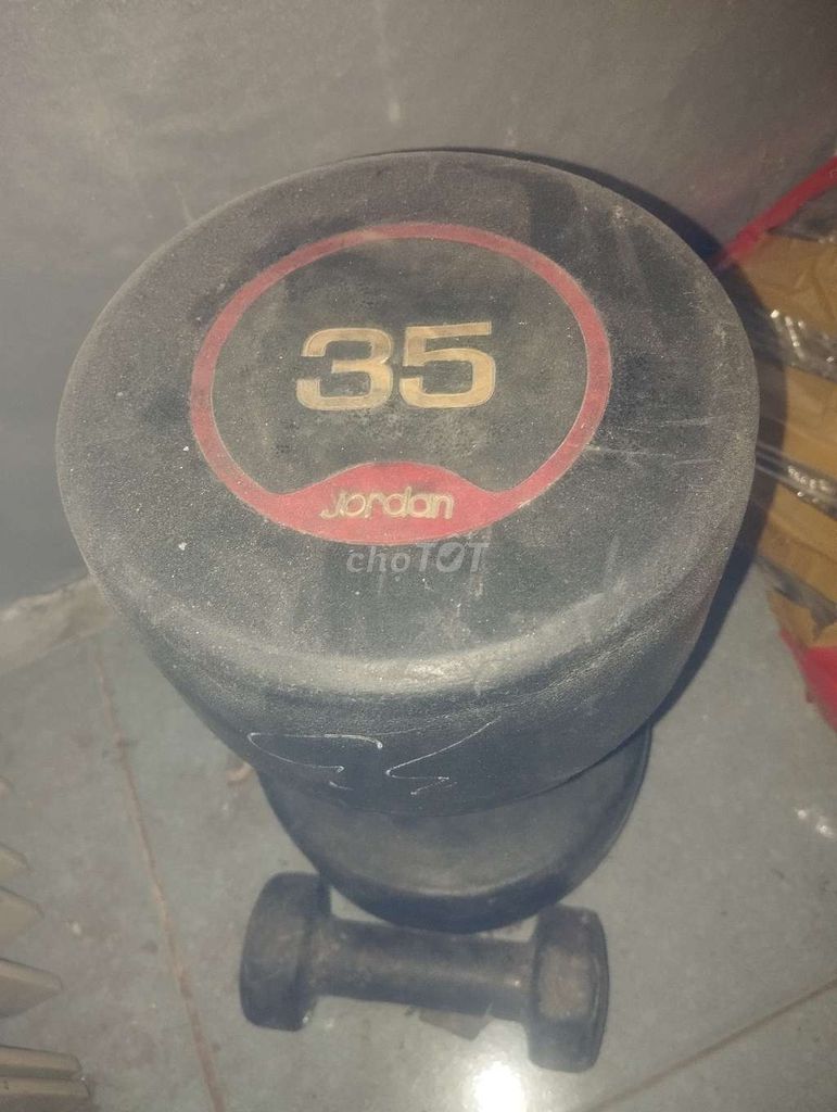 Tạ cao su Jordan 35kg . Mua bán Đồ thể thao, Dã ngoại tại Thành phố Buôn Ma Thuột Đắk Lắk được đăng bởi Hiếu đồ tập Gym hình 1
