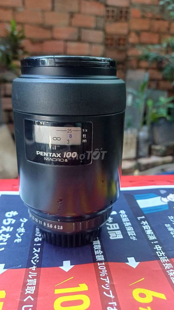 Lens Pentax 100f 2.8FA macro