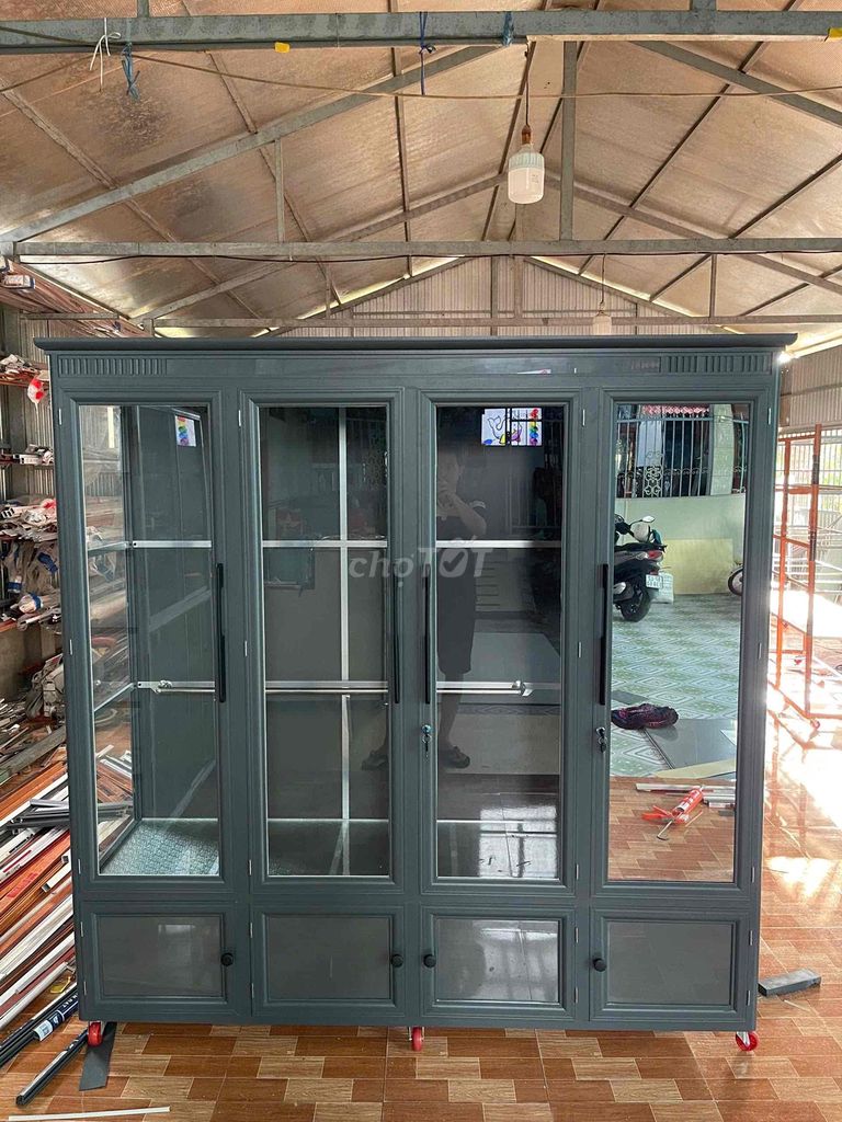 Tủ quần áo nhôm Xingfa hiện đại. Mua bán Tủ, kệ gia đình tại Huyện Chợ Mới An Giang được đăng bởi Đặng Hiếu Thạnh hình 1