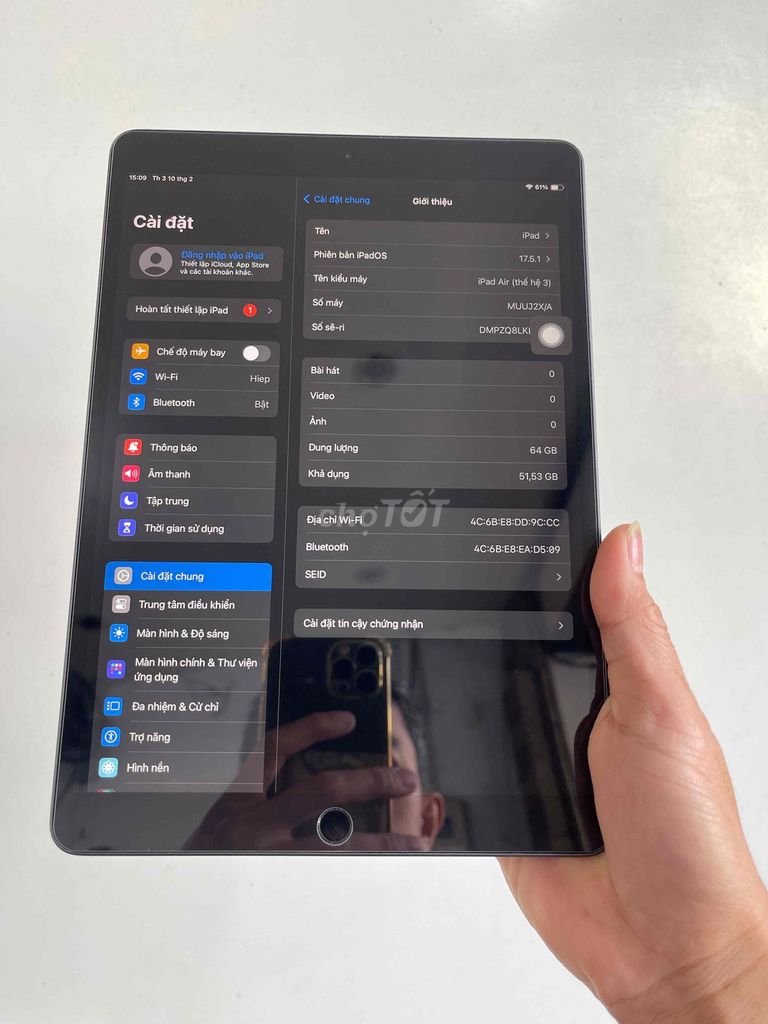 bán Air3 10.1in 64gbmáy dùng tốt full cn k lổi lầm. Mua bán Máy tính bảng tại Quận Hải Châu Đà Nẵng được đăng bởi phan văn hiệp hình 1