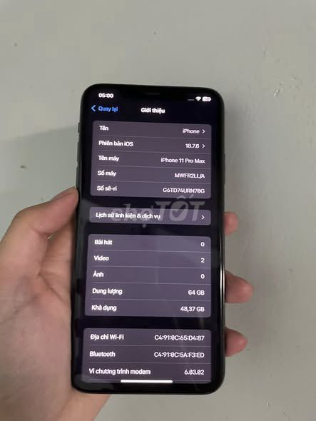 iPhone 11 Pro Max 64GB Xám Đã sử dụng. Mua bán Điện thoại tại Quận 12 Tp Hồ Chí Minh được đăng bởi Hội Đồ Điện Tử hình 1