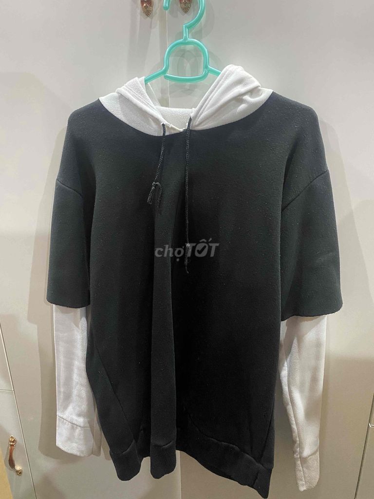 Hoodie liền ngoài ( màu trắng )