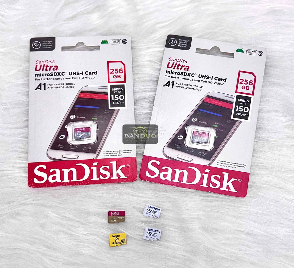 Thẻ nhớ Sandisk chính hãng 1TB A2 và Samsung 512. Mua bán Phụ kiện (Màn hình, Chuột...) tại Quận 6 Tp Hồ Chí Minh được đăng bởi BanDuoGamestore hình 1