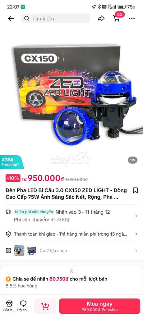 Bi cầu 3.0 mắt quỷ đỏ và vòng thiên  thần trắng. Mua bán Phụ tùng xe tại Thành phố Buôn Ma Thuột Đắk Lắk được đăng bởi họ và tên  hình 4