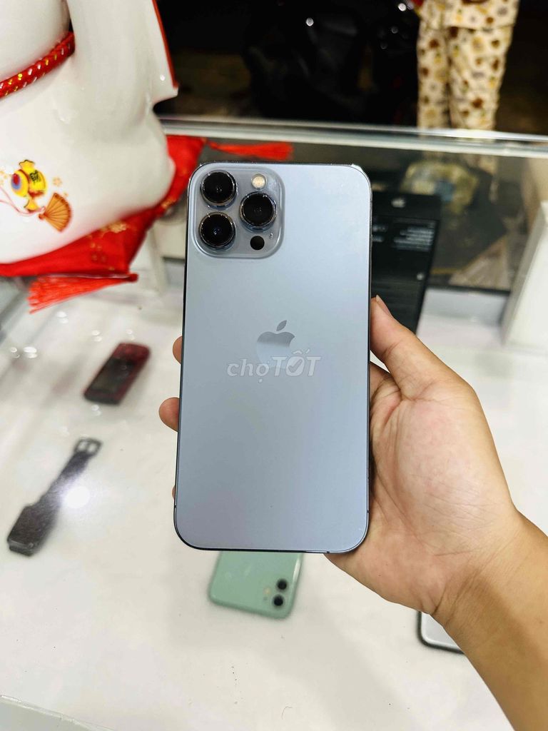 Apple iPhone 13 Pro Max 128GB Xanh blue. Mua bán Điện thoại tại Thị xã Phú Mỹ Bà Rịa - Vũng Tàu được đăng bởi BI TÁO PHƯỚC LẬP hình 1