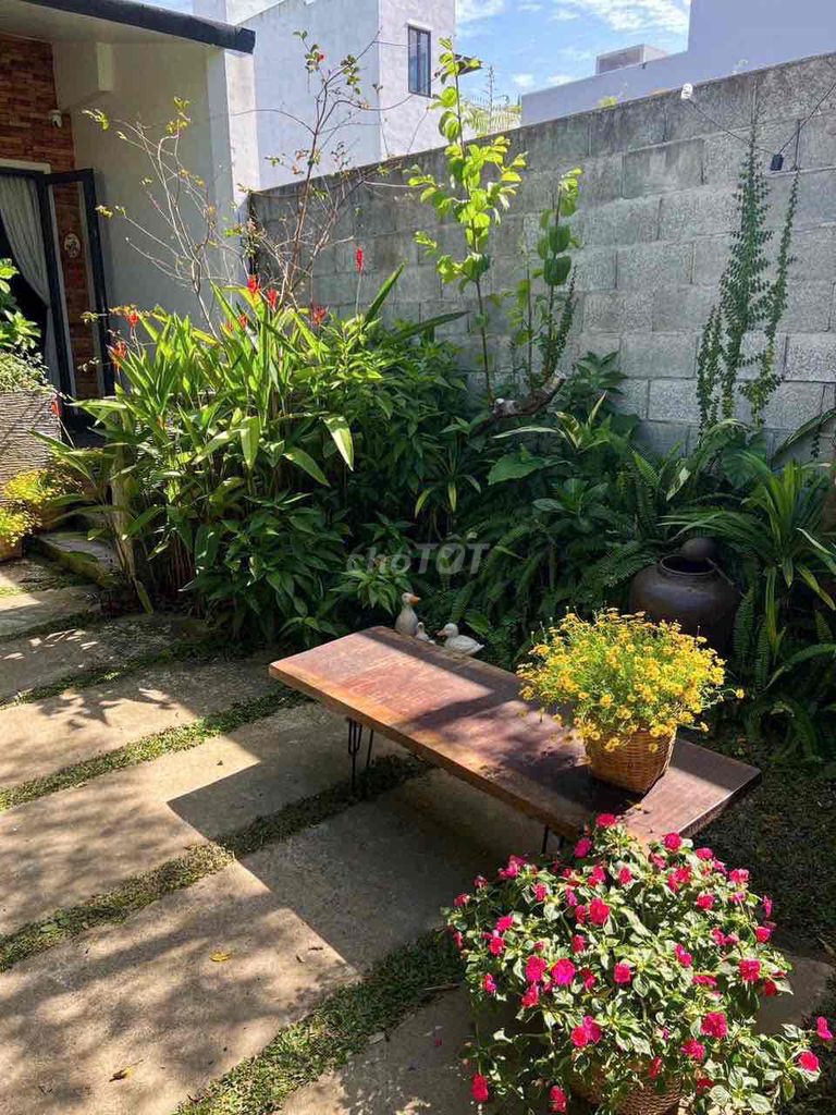 Cho thuê nhà sân vườn – hòa xuân (khu hói kiểng)
