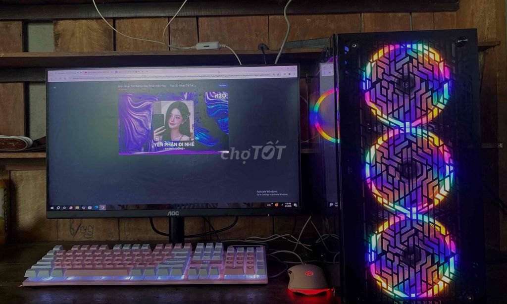 Máy tính để bàn AOC Đen. Mua bán Máy tính để bàn tại Huyện Tân Phú Đồng Nai được đăng bởi Tran Nhi hình 1