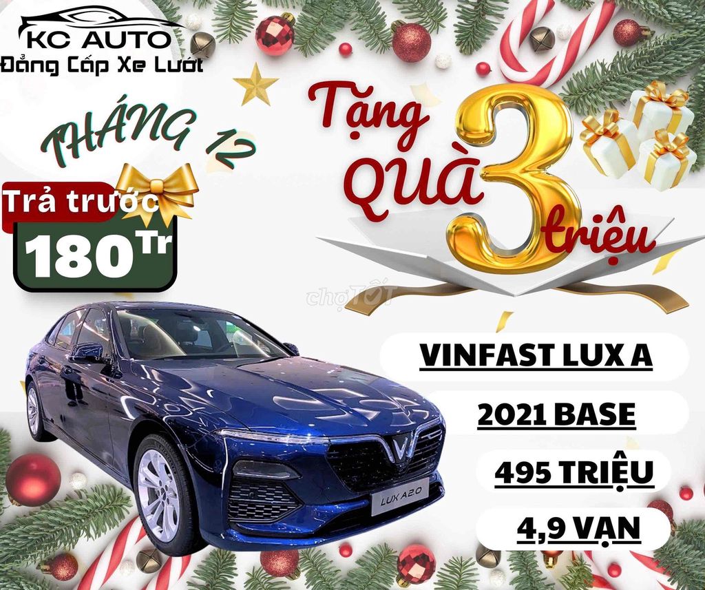 VinFast Lux A2.0 2021 2.0 AT - 50000 km. Mua bán Ô tô tại Quận Cẩm Lệ Đà Nẵng được đăng bởi nguyễn văn khoa hình 1