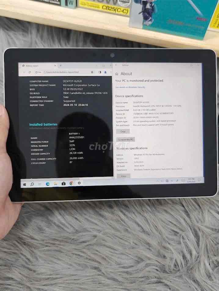 Thanh Lý Surface GO 1 Wifi. Mua bán Máy tính bảng tại Quận 8 Tp Hồ Chí Minh được đăng bởi BÉ ÚT hình 1