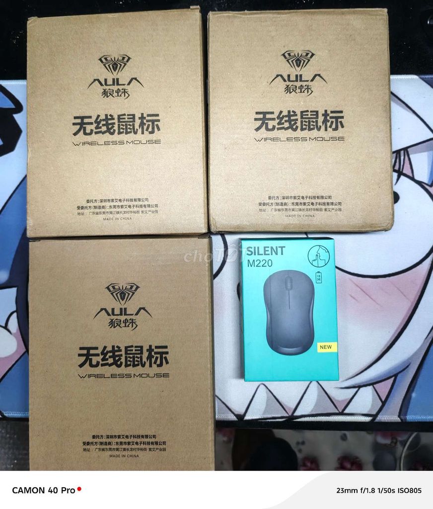 Chuột AULA SC311 Đen, Trắng free ship. Mua bán Phụ kiện (Màn hình, Chuột...) tại Huyện Tháp Mười Đồng Tháp được đăng bởi Wakana Gojo hình 1