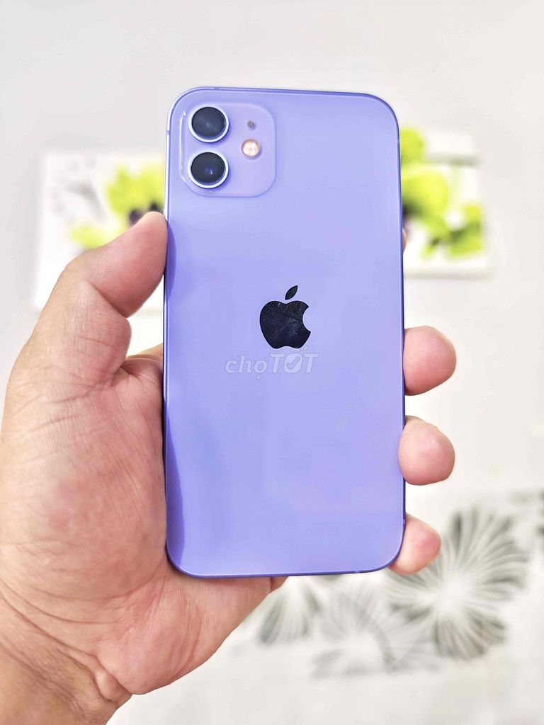 iPhone 12 64gb quốc tế Tím Zin đẹp Full Chức năng. Mua bán Điện thoại tại Thành phố Thủ Dầu Một Bình Dương được đăng bởi Đăng Store hình 1
