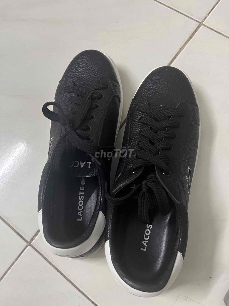 Giày thể thao Lacoste Đen size 39. Mua bán Giày dép tại Thành phố Thủ Đức Tp Hồ Chí Minh được đăng bởi Bùi Thị Mỹ Lệ hình 1