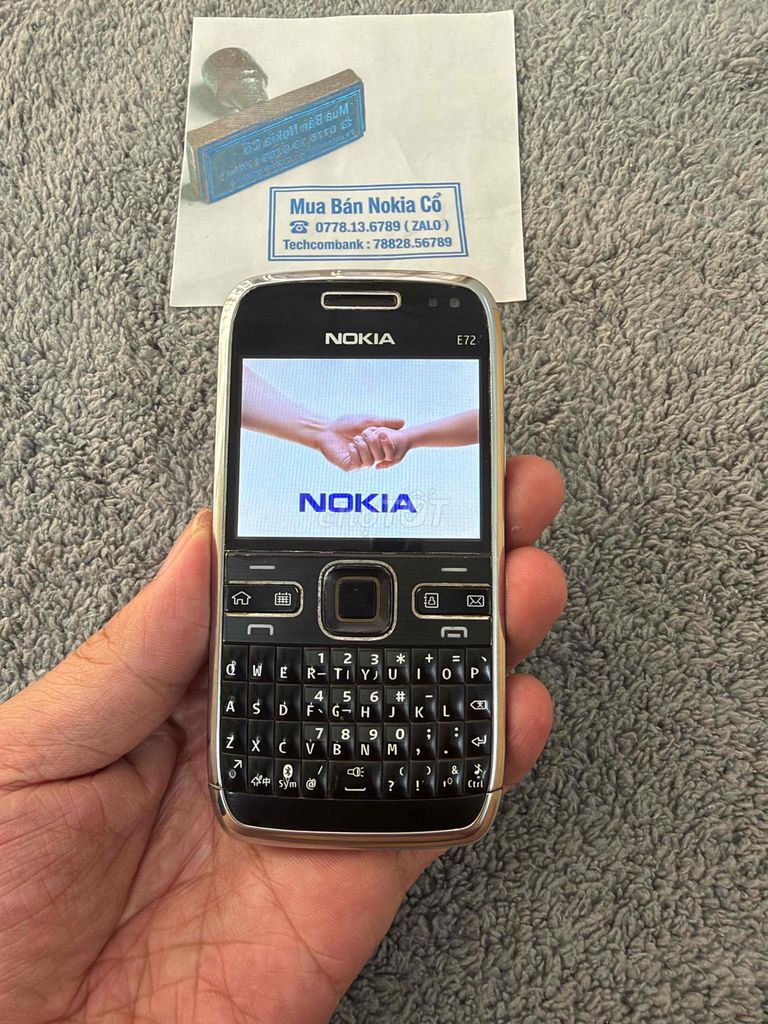E72 Black made in finland châu âu nguyên zin. Mua bán Điện thoại tại Quận 10 Tp Hồ Chí Minh được đăng bởi Mua Bán Nokia Cổ hình 1
