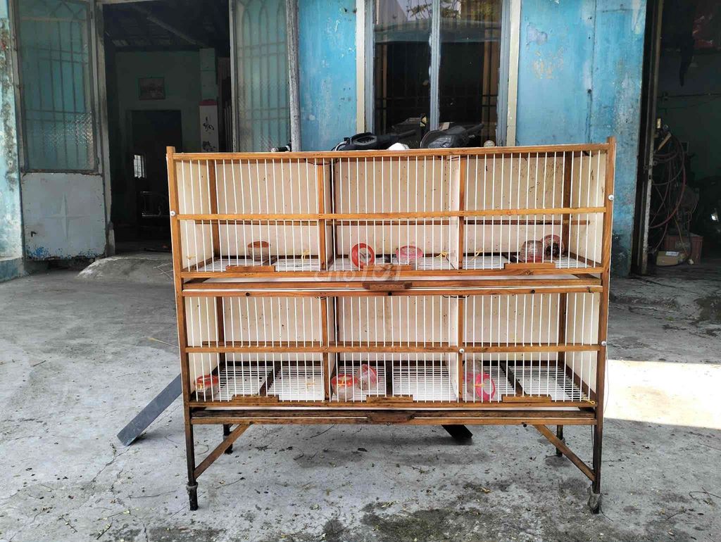 Lồng chim gỗ màu Nâu. Mua bán Phụ kiện, Thức ăn, Dịch vụ tại Quận Liên Chiểu Đà Nẵng được đăng bởi 99 hình 1