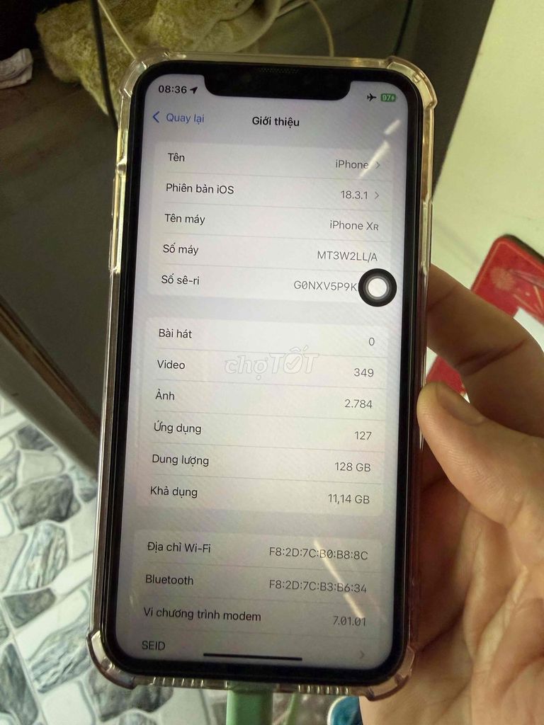 Apple iPhone XR 128GB Vàng Like New. Mua bán Điện thoại tại Quận Cái Răng Cần Thơ được đăng bởi DienTuGiaRe87 hình 1