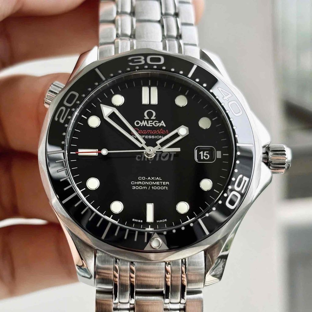 Omega Seamaster Diver 300m 41mm Black. Mua bán Đồng hồ tại Quận Thanh Xuân Hà Nội được đăng bởi Nguyễn Lương hình 1