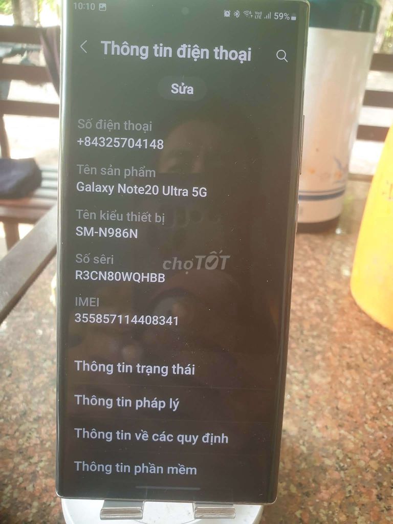 Samsung Galaxy Note20 Ultra 5G 256GB Đồng. Mua bán Điện thoại tại Huyện Dầu Tiếng Bình Dương được đăng bởi Phuc Ung hình 1
