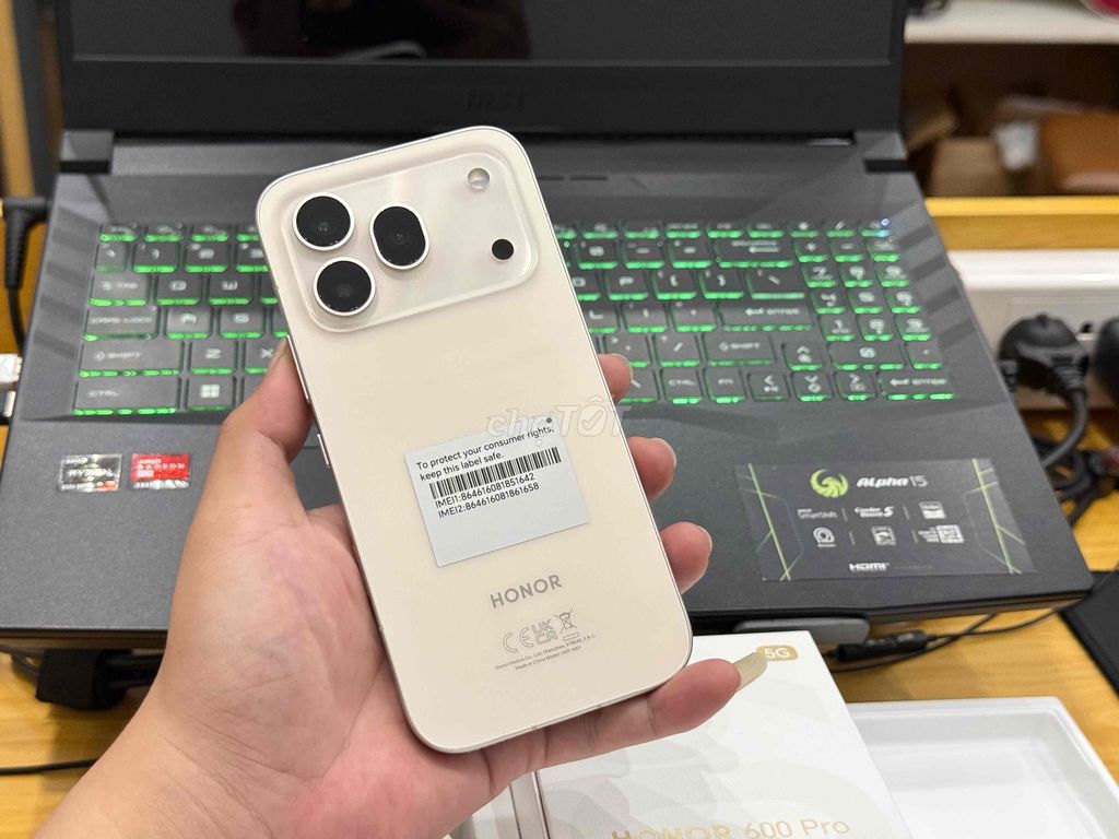 Honor 600 Pro 12GB/512GB Trắng AMOLED. Mua bán Điện thoại tại Quận 10 Tp Hồ Chí Minh được đăng bởi Khoa Nguyễn  hình 1