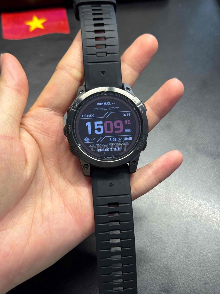 Garmin Fenix 7 Pro Sapphire Solar Đen. Mua bán Thiết bị đeo thông minh tại Quận 8 Tp Hồ Chí Minh được đăng bởi Quỳnh Như hình 1