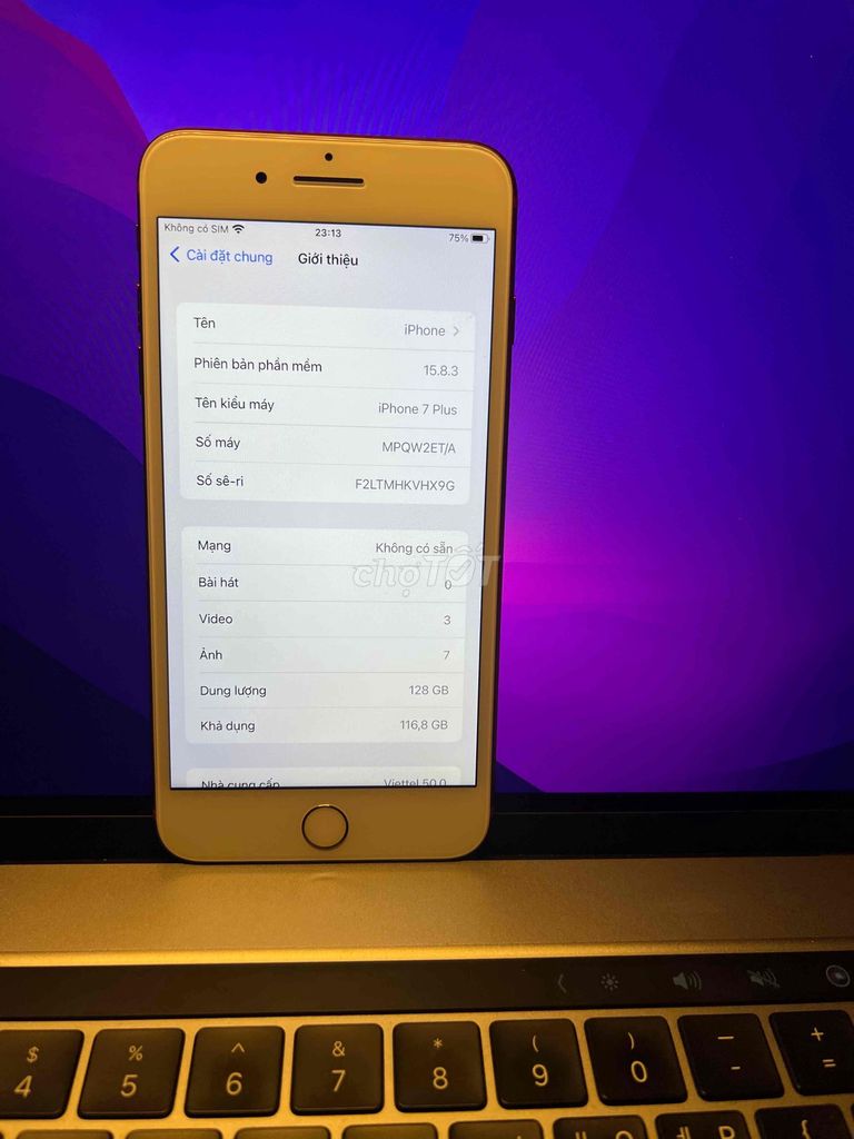 Apple iPhone 7 Plus 128GB Đỏ. Mua bán Điện thoại tại Thị xã Bình Long Bình Phước được đăng bởi Việt hình 1