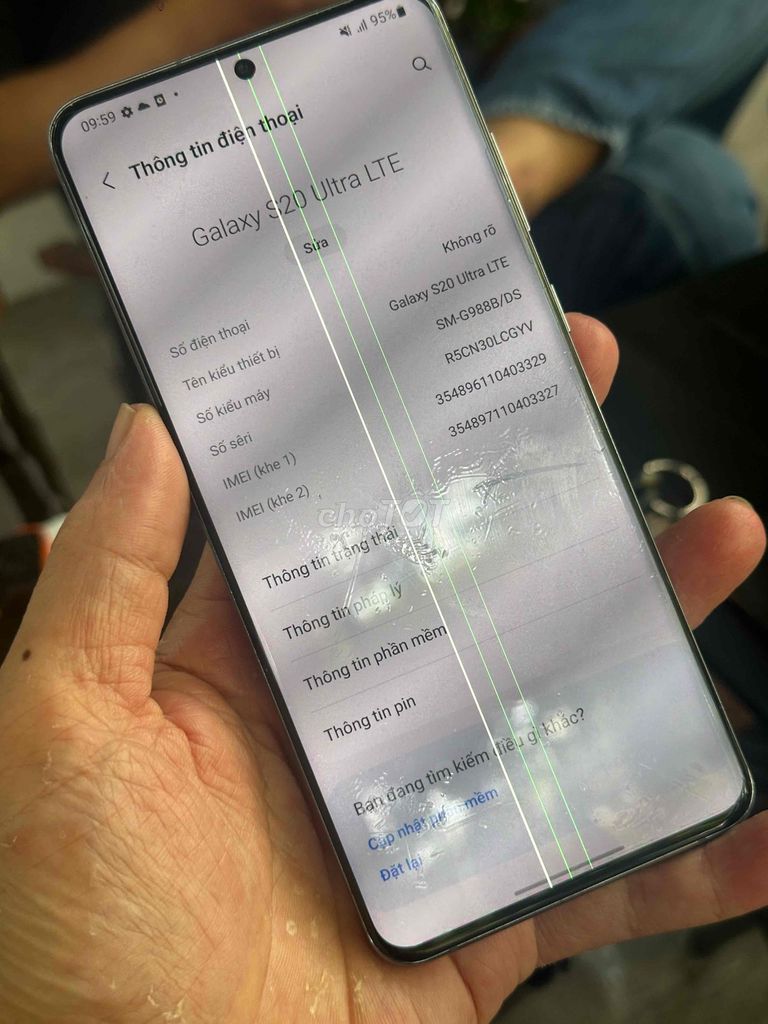 Samsung Galaxy S20 Ultra 128GB Xám. Mua bán Điện thoại tại Quận Bình Tân Tp Hồ Chí Minh được đăng bởi nguyễn sang  hình 1