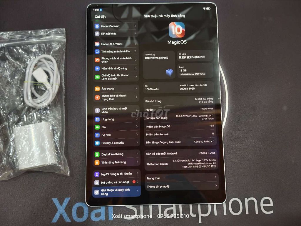 honor magic pad 2
16-512. Mua bán Máy tính bảng tại Huyện Gia Lộc Hải Dương được đăng bởi Tuyền Văn Vũ  hình 1