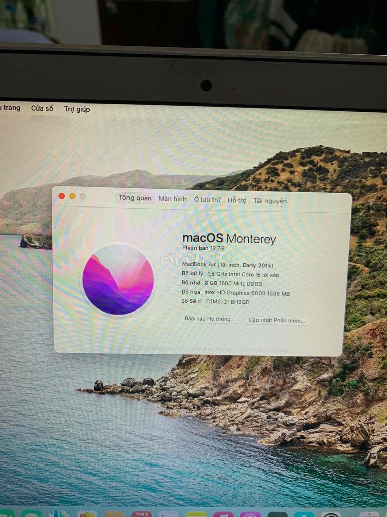 Apple MacBook Air i5 13.3 inch 8GB/121GB. Mua bán Laptop tại Quận 5 Tp Hồ Chí Minh được đăng bởi trương kiến toàn hình 1