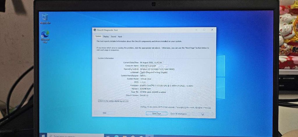Dell Latitude 3510 i3-10110U 8GB Đen. Mua bán Laptop tại Quận Cầu Giấy Hà Nội được đăng bởi Tên chưa cung cấp hình 1