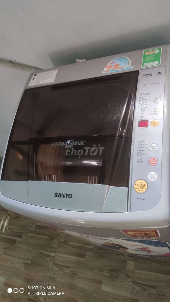 Cần bán máy giặt sanyo 7.2kg