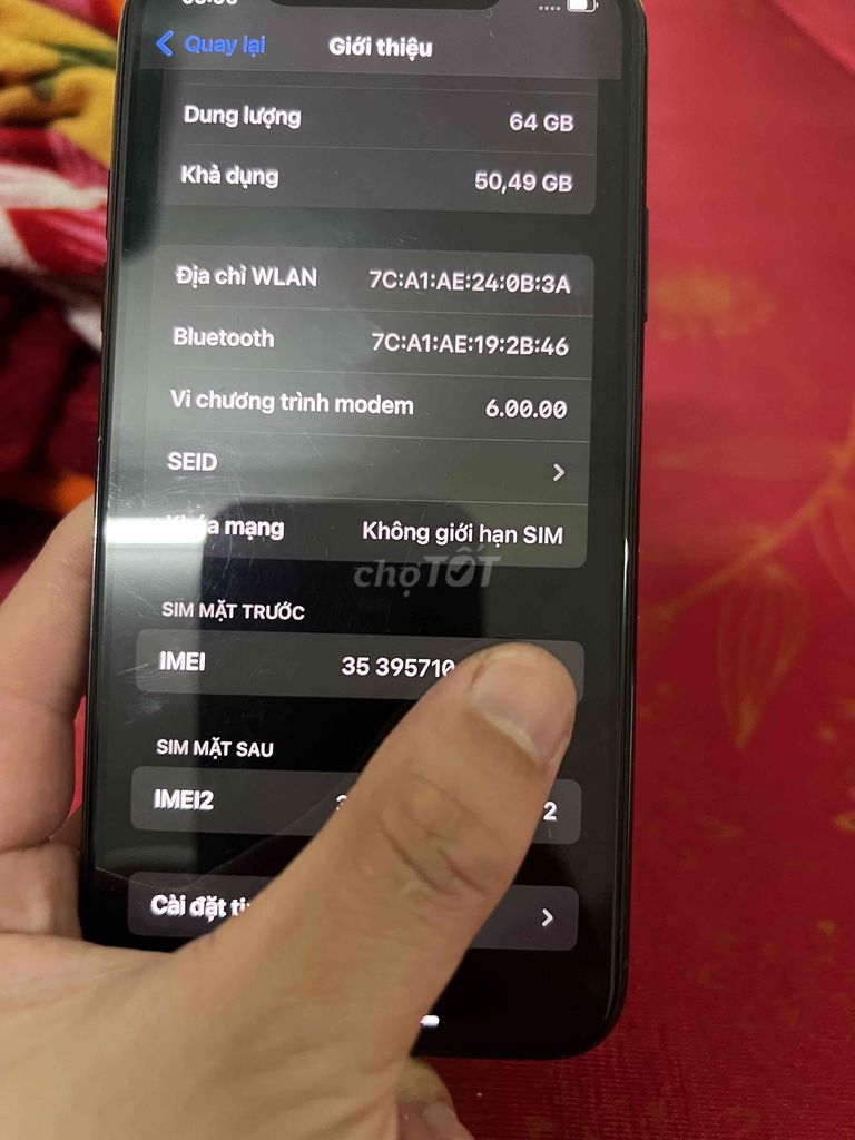 Apple iPhone 11 Pro Max 64GB xanh 2sim vật lý. Mua bán Điện thoại tại Thành phố Hưng Yên Hưng Yên được đăng bởi vũ long anh hình 1