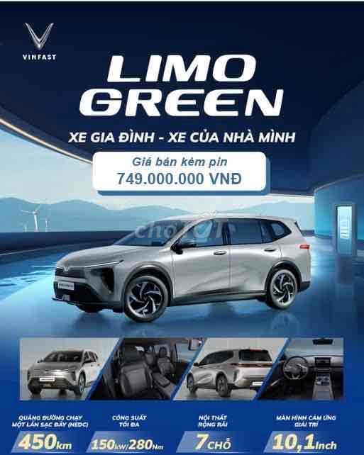 VinFast LIMO GREEN Xe điện 7 Chỗ