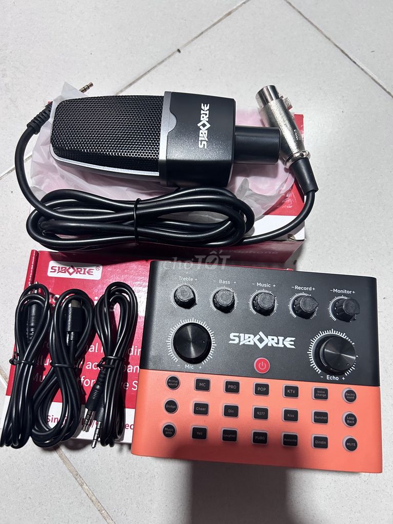 Combo Soundcard Siborie F993. Mua bán Tivi, Âm thanh tại Quận 8 Tp Hồ Chí Minh được đăng bởi NamSOUND hình 1