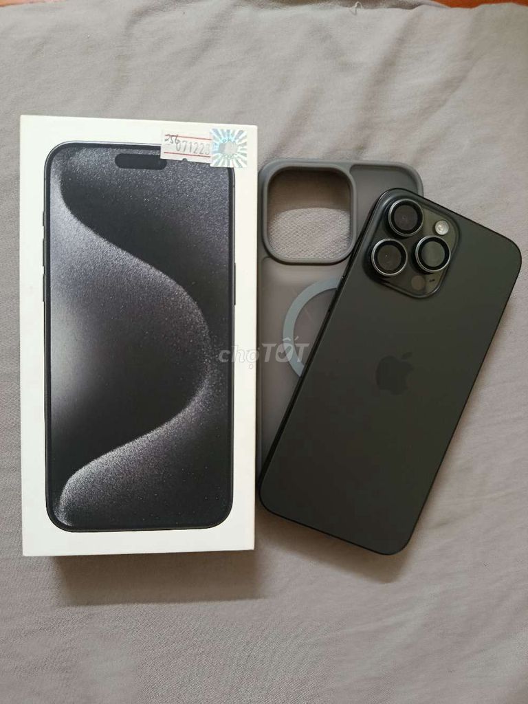 Apple iPhone 15 Pro Max Đen 256gb . Mua bán Điện thoại tại Quận Liên Chiểu Đà Nẵng được đăng bởi Phạm Quốc Anh hình 1